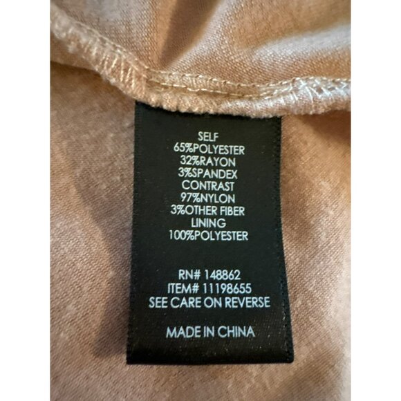 Torrid Lace Yoke Blush Pink Stretch Polyester Blend Maxi Dress Size 2X - Picture 5 of 7